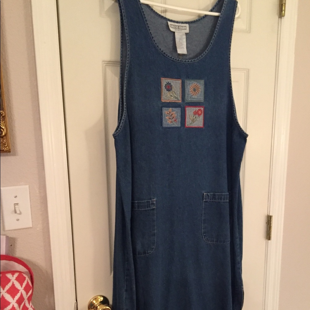 Dress Barn denim dress 1X